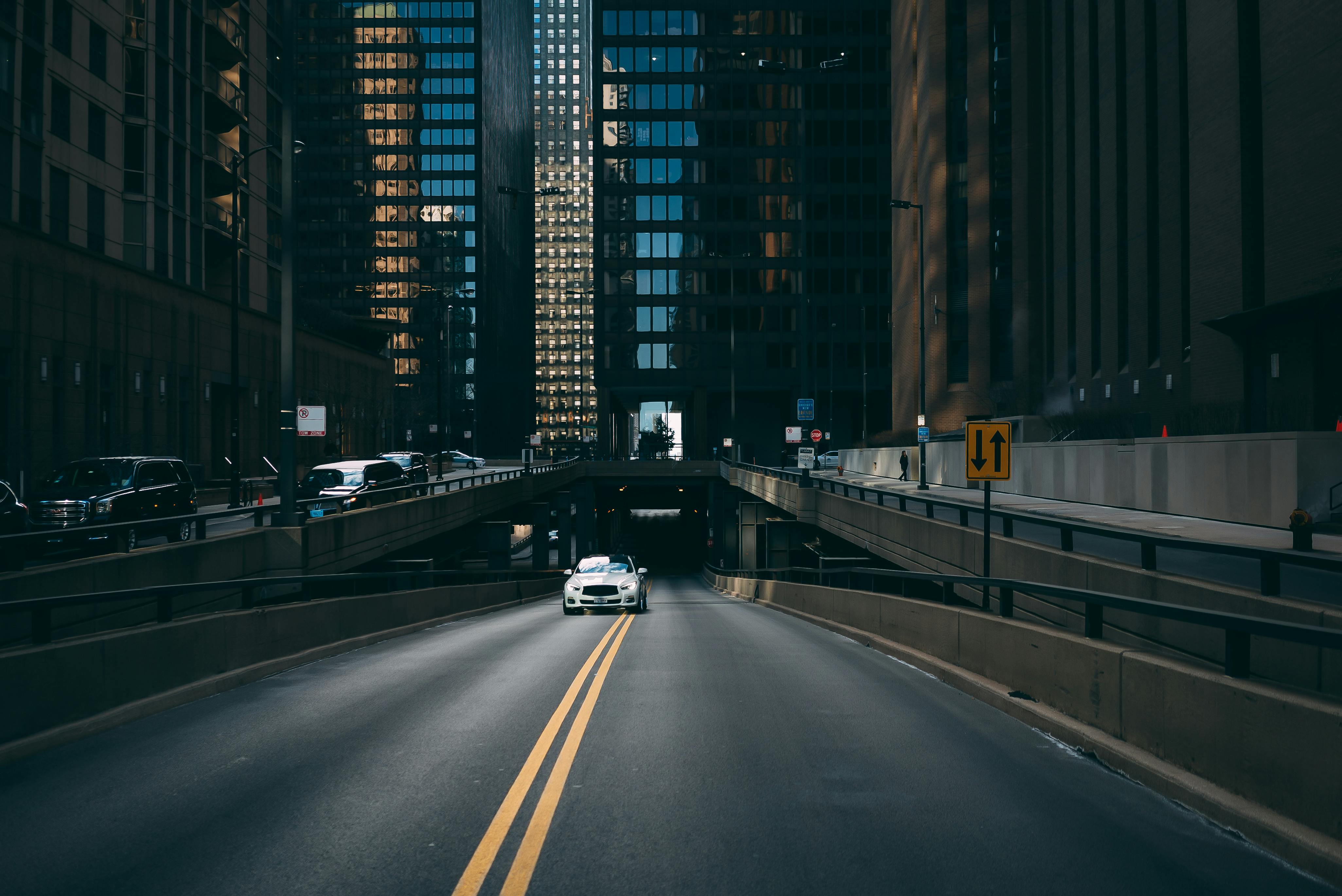 Downtown urban road — HIRECAR