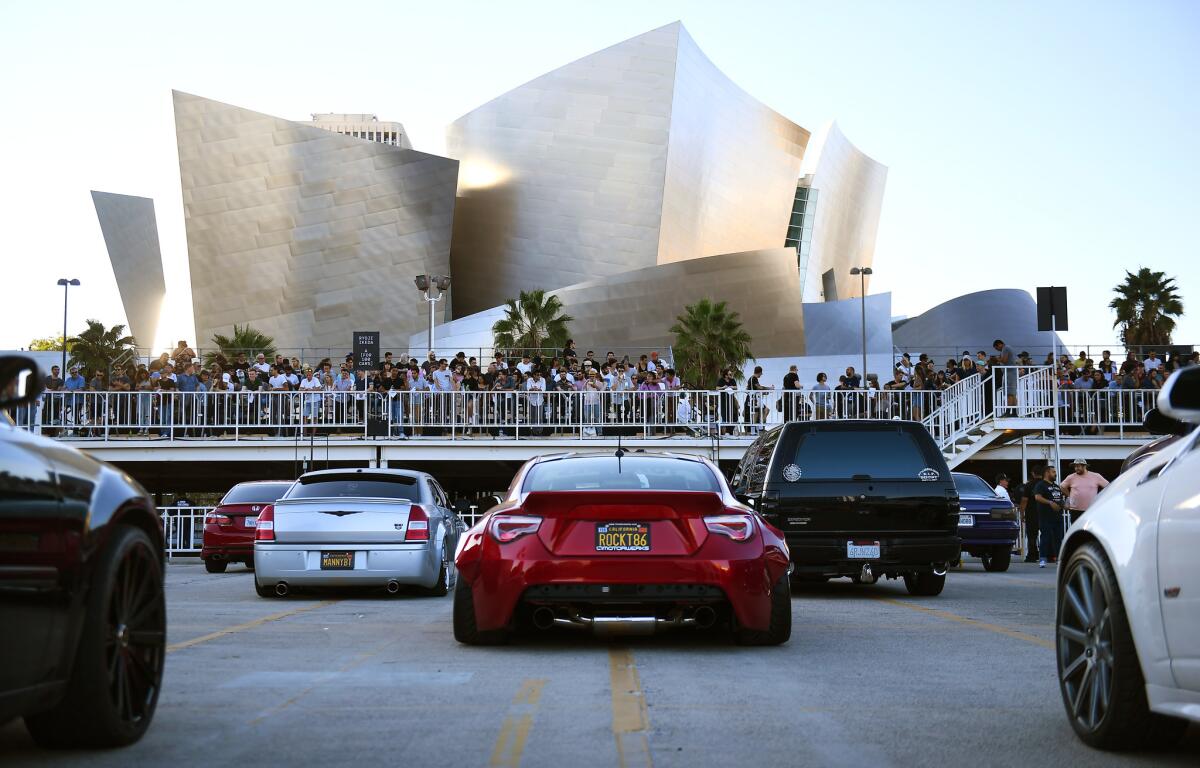 Cars at Walt Disney Concert Hall